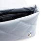 Light Blue Polyethylene Women Shoulder Bag