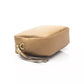 Beige Leather Women Shoulder Bag