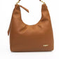 Brown Polyethylene Women Shoulder Bag