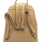 Beige Polyethylene Women Backpack