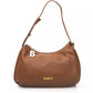 Brown Polyethylene Women Shoulder Bag