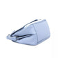 Light Blue Leather Women Shoulder Bag