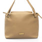 Beige Polyethylene Women Shoulder Bag