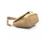 Beige Polyethylene Women Shoulder Bag