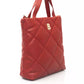 Red Polyethylene Women Shoulder Bag