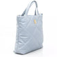 Light Blue Polyethylene Women Shoulder Bag