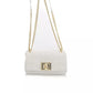 White Polyethylene Women Shoulder Bag