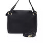 Black Polyethylene Women Shoulder Bag