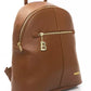 Brown Polyethylene Women Backpack