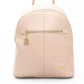 Pink Polyethylene Women Backpack