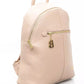 Pink Polyethylene Women Backpack