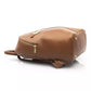 Brown Polyethylene Women Backpack