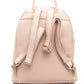 Pink Polyethylene Women Backpack