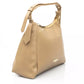 Beige Polyethylene Women Handbag