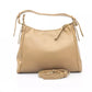 Beige Polyethylene Women Handbag