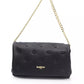 Black Polyethylene Women Shoulder Bag