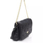 Black Polyethylene Women Shoulder Bag
