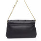 Black Polyethylene Women Shoulder Bag