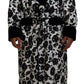 Elegant Floral Silk Blend Robe