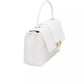 White Polyethylene Women Handbag