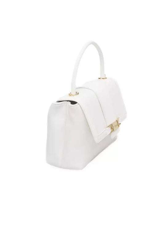 White Polyethylene Women Handbag