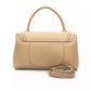 Beige Polyethylene Women Handbag