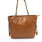Brown Polyethylene Women Shoulder Bag