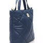 Blue Polyethylene Women Shoulder Bag