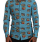 Elegant Light Blue Casual Shirt