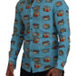 Elegant Light Blue Casual Shirt