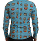 Elegant Light Blue Casual Shirt