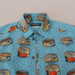 Elegant Light Blue Casual Shirt