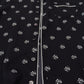 Exclusive Silk Pajama Top with Classic Print