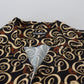 Multicolor Viscose Short Sleeve Shirt