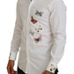 Elegant Butterfly Print Dress Shirt
