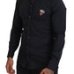 Elegant Black Formal Long Sleeve Shirt