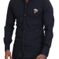 Elegant Black Formal Long Sleeve Shirt
