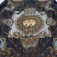 Elegant Blue Printed Silk Cotton Shirt