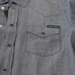 Elegant Casual Blue Cotton Shirt