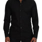 Elegant Black Formal Cotton Shirt