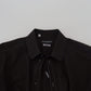 Elegant Black Formal Cotton Shirt