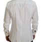 Elegant White Sicilia Formal Shirt