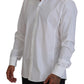 Elegant White Sicilia Formal Shirt