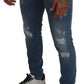 Chic Slim Fit Italian Denim Jeans