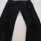 Svelte Black Tattered Slim Fit Denim
