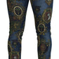 Elegant Slim-Fit Blue Denim Jeans