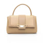 Beige Polyethylene Women Handbag