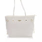 White Polyethylene Women Shoulder Bag