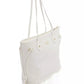 White Polyethylene Women Shoulder Bag