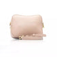 Pink Polyethylene Women Shoulder Bag